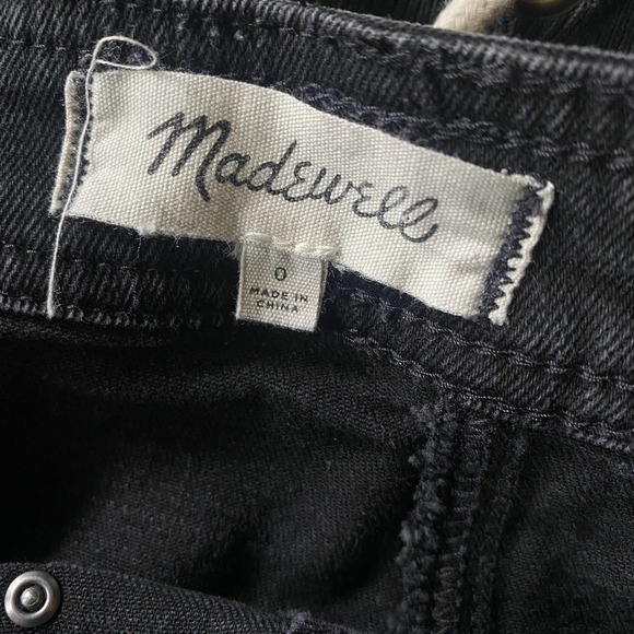 Madewell Black Mini Jean Skirt - Picture 8 of 11